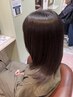 【今月限定】ダメージ最小ツヤツヤ！☆髪質改善ストレート＆カット☆22000→