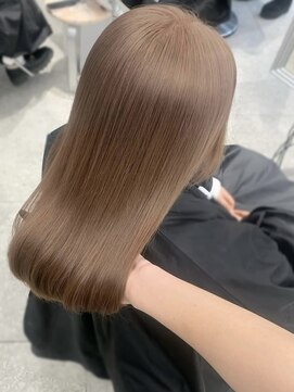 ペレ 梅田(PELE) くびれヘア/アプリコットオレンジ/夏のヘアアレンジ/梅田