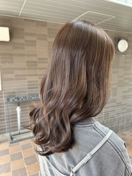 オーガニックマインド 坂戸 鶴ヶ島(organic+mind) 夏色◎透明感ロング透明感ブラウンカラー20代30代ツヤ髪