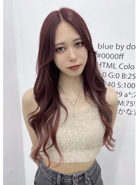 ブルーバイダウ(blue by dow) エクステ/透明感カラー/ハイライト/レッドカラー