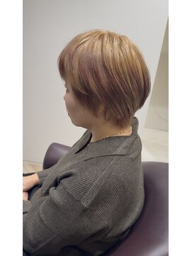 ルイマダーナ 栄店(LOUIMADNA) 白髪ぼかしベージュ×エンドカラー