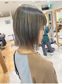 切りっぱなしボブ