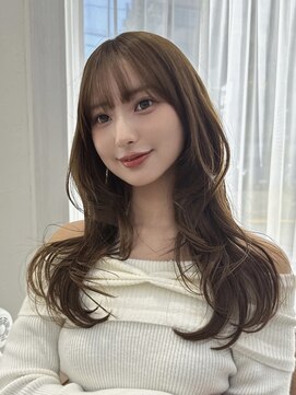 レイリー 原宿 表参道(Rayreee) ミルクモカブラウンの韓国レイヤー