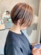 エイチヘア(h hair)の写真/大人女性のお悩みを解決!透明感と艶のある上品な仕上がりを叶えるカラーを是非一度お試し下さい。