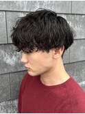 MEN’S HAIR/波巻スパイラル/シャドウパーマ/伊勢崎