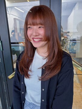 フィルム(FiLMs) 透明感ラテブラウン/顔まわりカット/レイヤーカット