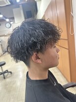 フェリア サウスガーデン(felia southgarden) 夏カラー波巻きツイストスパイラル刈り上げフェード男前