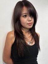 ブロック ジャポン(bloc japon)&nbsp;ココアブラウンヘアカラーレイヤースタイル