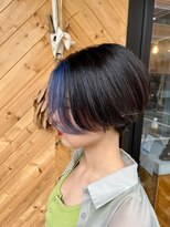アトレ 福岡大名店(attrait)&nbsp;大人っぽいショートボブ×透け感ブラウン