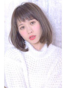 ロエナ(ROENA) クラシカルデジタルパーマバレイヤージュロブ