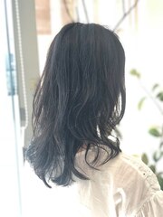 セミロング×ブルージュ×大人カワイイ[Salon de Belle豊中]