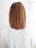 ヘアメイク ナル(hair make nalu)&nbsp;透けバングの内巻きワンカール
