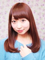 エマージュ 蒲田(Emerge)&nbsp;うるツヤストレートは厚めバングで完成させて