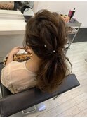 お呼ばれヘアセット