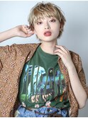 short(ショートウルフ、ブロンドアッシュ、野暮)