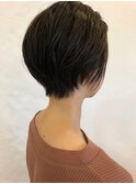 【lebe/賀来】すっきりハンサムショートウェット仕上げ