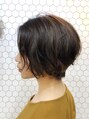 スリーヌーン(THREE noon)&nbsp;ニュアンスパーマのショートスタイル。お手入れが楽チンです！