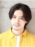 大人のセンターパートミディ