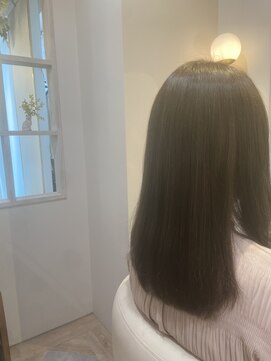 アンド ラ ブランシュ(&.La Blanche) 髪質改善大宮◎透明感*ブリーチなし、#ピスタチオカラー#春色