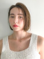 ネイヴィル オモテサンドウ(navile omotesando) *透明感ヘーゼルベージュ×ボブ*