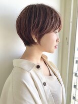ミチオ ノザワ ヘアサロン ギンザ(Michio Nozawa HAIR SALON Ginza)&nbsp;似合わせカット×耳かけひし形ショート【瀧上丈司】