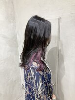 if&nbsp;ピンクパープルインナーカラー