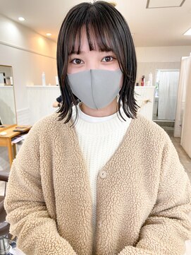 シフォン(Chiffon) カットラインが綺麗な外ハネボブ