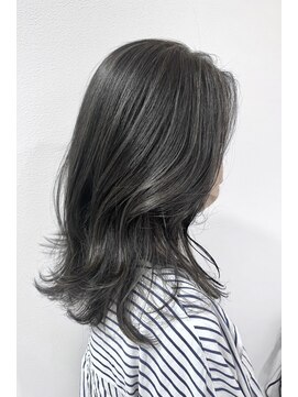 アイディール 心斎橋店(:ideal) 20代30代40代☆極細シークレットハイライトで地毛風透明感カラー