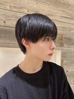 韓国ヘアおしゃれショートナチュラルシースルーマッシュ