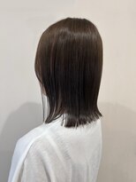 ロロン(LORONG) ミディアムボブ アッシュグレー