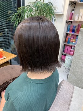 バッカ 横浜桜木町店(BACCA) ボブ ブラウンカラー