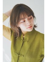 フィルムス 横浜(FILMS)&nbsp;姫カットレイヤー/くすみベージュ/韓国風巻き/顔周り/前髪/横浜