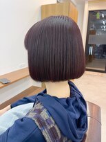 ランプ(Lamp) 【白髪染め可】ボブショート ビフォアー&アフター/白髪ぼかし