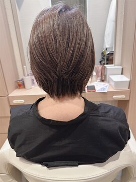 コーエン(cowen) 愛されショート大人かわいいひし形ボブ若見えグレージュ白髪染め