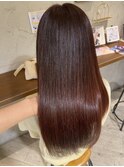 艶カラー/レッドブラウン/20代/30代