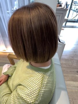 ビオトープアトラ(Bio-Top atora) 【白髪染め対応】ミニボブ×ハイライト×超高濃度水素カラー