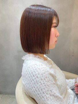 ロンド エスポワール 錦糸町(Lond espoir) 【澤口】黒髪ボブルフネビージュ小顔に見せるワンレン