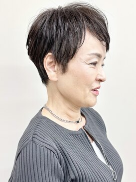 モリオ(morio) =ひし形ショート大人ショートくびれショートハンサム30代40代