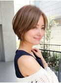 ショートヘア/分け目なし/イメチェン/30代40代50代/表参道