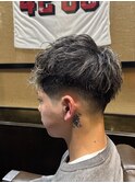 ローフェードスパイラルメッシュショート/大宮/メンズカット