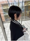 耳掛けショートウルフ