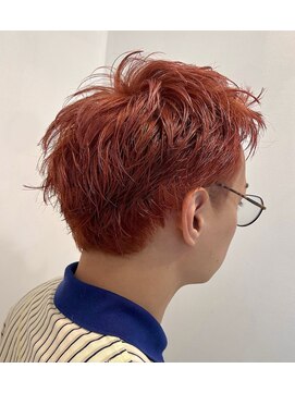 カーニー(Carney) ザク切りショート×サーモンピンク