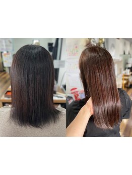 乾燥や紫外線で受けたダメージをこだわりの"髪質改善トリートメント＆marbbナノバブル"でしっかりケア♪