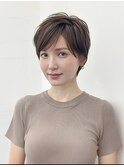 ミドル世代のツヤ髪ショート
