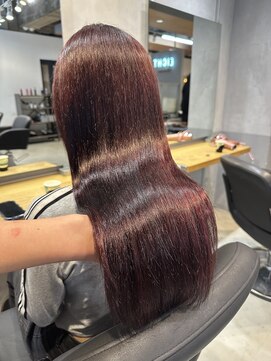 エイト 横浜店(EIGHT) 【ワインレッド】横浜駅/髪質改善/ブリーチなしダブルカラー