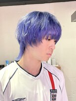 ピチカート 原宿(pizzicato) 色落ちシルバー/ブルーラベンダー/メンズウルフ