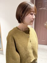 ラミエ バイ メルト 吉祥寺(lamie by melt)&nbsp;久保田)ショートボブ縮毛矯正ストレート似合わせカット20代30代