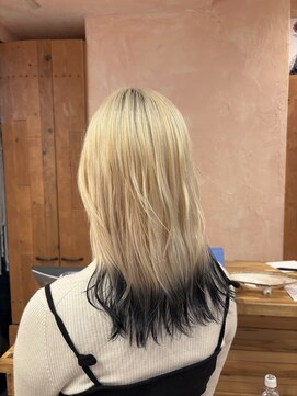 ベベ バイ モップス(be'be' by MOPS) ハイトーンエンドカラー