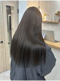 オリーブグレージュ/艶カラー