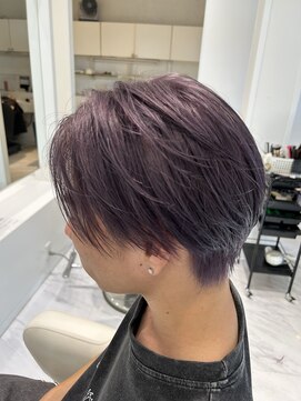 レイ(Ray) ダブルカラー　ラベンダーグレー